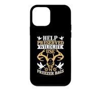 Help Preserved Wildlife Use Freezer Bags Hunting Hunter Life Coque pour iPhone 12 Mini