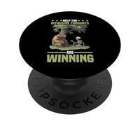 Help The Intrusive Thoughts are Winning Trop réfléchir - PopSockets PopGrip Adhésif
