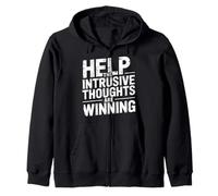 Help The Intrusive Thoughts are Winning Trop réfléchir - Sweat à Capuche