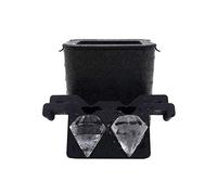 Helpcook Moule à glaçons en forme de diamant transparent pour whisky, cocktails et boissons, cadeau créatif pour amis et famille