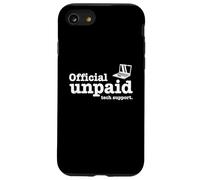 Helpdesk Tech Nerd Coder IT Support Technique Officiel Non payé Coque pour iPhone SE (2020) / 7/8