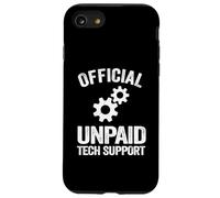 Helpdesk Tech Nerd Coder IT Support Technique Officiel Non payé Coque pour iPhone SE (2020) / 7/8