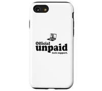 Helpdesk Tech Nerd Coder IT Support Technique Officiel Non payé Coque pour iPhone SE (2020) / 7/8