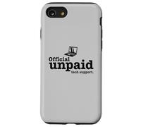 Helpdesk Tech Nerd Coder IT Support Technique Officiel Non payé Coque pour iPhone SE (2020) / 7/8