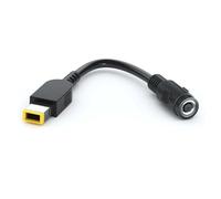 helpers lab Câble Adaptateur convertisseur d'alimentation 5,5mm Interface Femelle pour Edge Flex ideapad ThinkCentre Thinkpad Heli X1 Carbon Yoga Medion Akoya IdeaCentre
