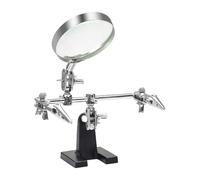 Helping Hands Loupe pour réparation professionnelle de PCB avec base stable rotative à 360 degrés pour l'électronique