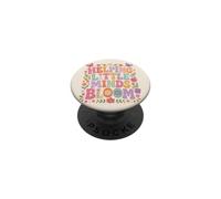Helping Little Minds Bloom Teacher Fleur Papillon Pomme PopSockets PopGrip Adhésif