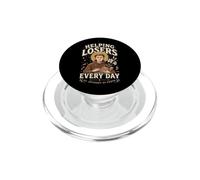 Helping Losers Every Day PopSockets PopGrip pour MagSafe