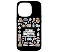Helping Tiny Humans Do Big Things Cadeau de garderie préscolaire Coque pour iPhone 14 Pro
