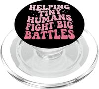 Helping Tiny Humans Fight Big Battles PopSockets PopGrip pour MagSafe