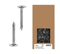 HELPMATE - Clous, vis et fixations pour carton bitumé 2,0 × 16 mm galvanisés mécaniquement - 1 kg petit clou pour carton bitumé type B - Clous pour carton bitumé DIN 1160 B - petit clous fin