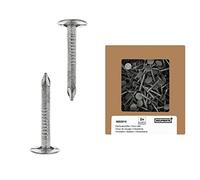 Helpmate - Clous, vis et fixations pour carton bitumé 2,0 × 20 mm galvanisés mécaniquement - 400 g petit clou pour carton bitumé type B - Clous pour carton bitumé DIN 1160 B - petit clous fin