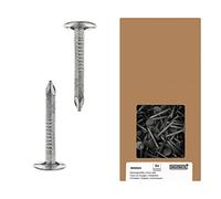 HELPMATE - Clous, vis et fixations pour carton bitumé 2,5 × 25 mm galvanisés mécaniquement - 1 kg petit clou pour carton bitumé type B - Clous pour carton bitumé DIN 1160 B - petit clous fin