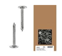 HELPMATE - Clous, vis et fixations pour carton bitumé 2,8 × 30 mm galvanisés mécaniquement - 1 kg petit clou pour carton bitumé type B - Clous pour carton bitumé DIN 1160 B - petit clous fin