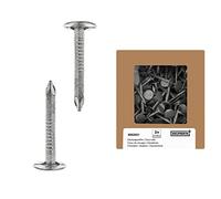 HELPMATE - Clous, vis et fixations pour carton bitumé 2,8 × 30 mm galvanisés mécaniquement - 400 g petit clou pour carton bitumé type B - Clous pour carton bitumé DIN 1160 B - petit clous fin
