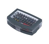 HELPMATE Jeu d’embouts en acier silicium-molybdène, Résistant à la corrosion, Porte-embouts magnétique, 32 pièces