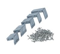 HELPMATE Kit d'équerres pour chaises - électro-galvanisé - galvanisation de haute qualité - stable et durable - montage facile - protection contre la corrosion