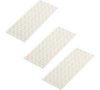 HELPMATE Lot de 150 butées en caoutchouc transparentes, rondes, petites, autocollantes, 8 mm H1,6 mm, anti-bruit et antidérapant - Butées de protection - Butées de porte