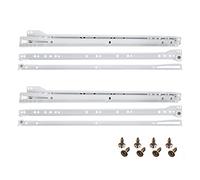 HELPMATE Lot de 2 paires de 4 rails de tiroir 450 mm - Avec matériel de fixation