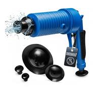 HELPMATE Pompe de nettoyage de canalisations - Déboucheur haute pression pour salle de bain, cuisine et WC - Élimination efficace du colmatage - Pompe de débouchage professionnelle