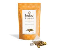 HELPS INFUSIONES - Infusion ayurvédique fruitée au basilic, orange, ananas, pomme et carotte. Énergétique. Sachet de 15 pyramides.