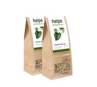 HELPS INFUSIONS - Infusion de tilleul relaxante, Mélisse Et fleur d'oranger en vrac. Détendez-vous tisanerie. Sac en vrac 50 grammes. Pack 2.