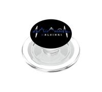Helsinki Skyline Battement de Cœur Finlande J'aime Helsinki PopSockets PopGrip pour MagSafe