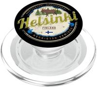 Helsinki Souvenir Vintage Capitale de l'élan de Finlande PopSockets PopGrip pour MagSafe