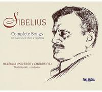 Helsinki University chorus - Sibelius : Intégrale des choeurs pour voix d'hommes a cappella