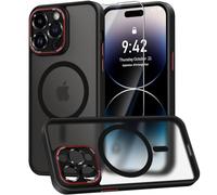 Helssitot Coque de protection compatible avec iPhone 14 Pro Max - Avec film blindé - Protection de l'appareil photo intégrée - Top N56 puissant - Aimants mats - Compatible avec iPhone 14 Pro Max -