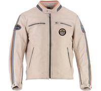Helstons Ace 10Ans Veste en cuir de moto, beige, Taille S