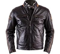 Helstons ACE Rag Blouson de moto en cuir, Marron, Taille XXL