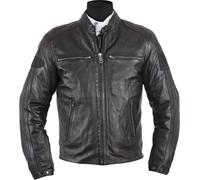 Helstons ACE Rag Blouson de moto en cuir, noir/noir, Taille 3XL