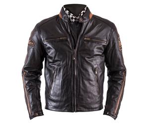 helstons Ace Rag Veste en cuir Marron L homme