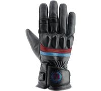 Helstons Bora Gants de moto chauffants, noir/rouge/bleu, Taille 8