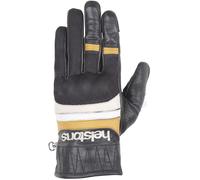 Helstons Bull Air Gants de moto d’été, noir/jaune, Taille 10
