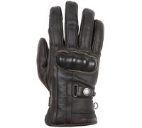 Helstons Burton Gants de moto, Noir/Chocolat, Taille 10