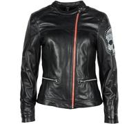 Helstons Cher Veste en cuir de moto pour dames, noir, taille M pour femmes