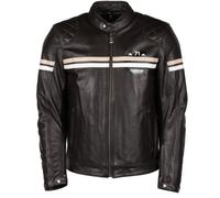Helstons Chevy Buffalo Veste en cuir de moto, Brun foncé, Taille S