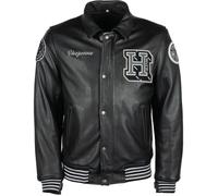 Helstons Cheyenne Veste en cuir de moto, noir, taille S
