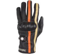 Helstons Eagle Air Gants de moto, noir-orange, taille XL pour homme