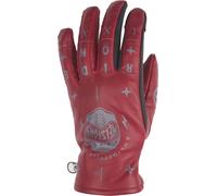 Helstons Grafic Gants de moto d’hiver, Rouge, Taille 7