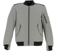 Helstons Howard Veste textile de moto, argent/noir, Taille XL