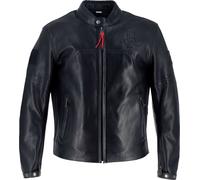 Helstons Indianapolis Blouson de moto en cuir, noir, taille XL pour homme