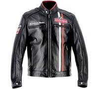 Helstons Jay Motul Edition Veste en cuir de moto, noir, taille 4XL pour homme