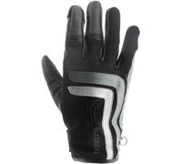 Helstons Jeff Gants de moto, Noir/Blanc/Gris, Taille 9