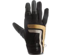 Helstons Jeff Gants de moto, noir/jaune, Taille 10