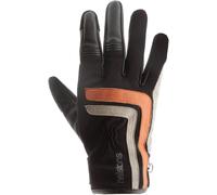 Helstons Jeff Gants de moto, noir-orange, taille 2XL pour homme
