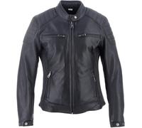 Helstons Jody Blouson en cuir de moto pour femmes, noir, Taille L