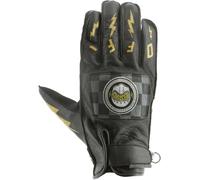 Helstons Logo Gants de moto, noir/noir, Taille 13